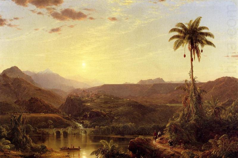 Frederic Edwin Church The Cordilleras Sunrise china oil painting image